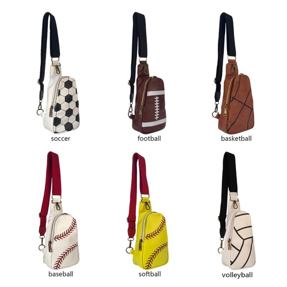 Football Sling Bag w cc slots - Picture 10 of 15